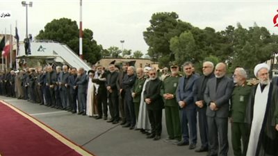 وصول جثامين الرئيس الإيرانى إبراهيم رئيسى ومرافقيه إلى طهران