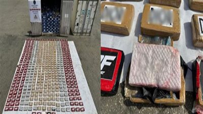 ضبط «شحنة مخدرات» تزن نصف طن كوكايين قبل تهريبها عبر ميناء بورسعيد|صور