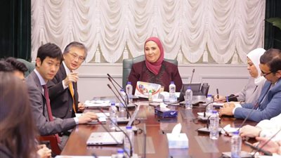 وزيرة التضامن تبحث مع سفير اليابان بالقاهرة دعم مشروع 
