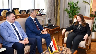 وزيرة الهجرة تستقبل اثنين من المستثمرين المصريين بأمريكا وتستمع إلى مقترحاتهم الاستثمارية