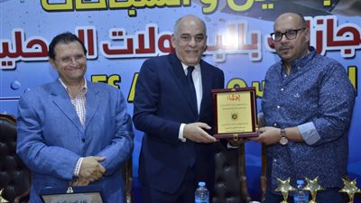 نادي الصيد يكرم أبطال السباحة والجمباز بحضور رئيس اللجنة الأولمبية
