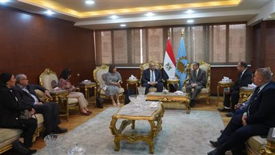 تفاصيل لقاء محافظ الغربية بمدير البرنامج الوطني لإدارة المخلفات الصلبة بوزارة البيئة