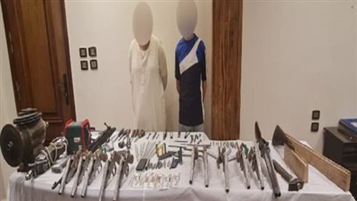 الداخلية تضبط القائمين على إدارة ورشة تصنيع أسلحة نارية بالفيوم