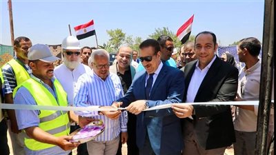 احتفالا بعيدها القومي.. محافظ المنوفية يفتتح مشروع محطتي رفع صرف صحي ميت العبسي والكفر بقويسنا