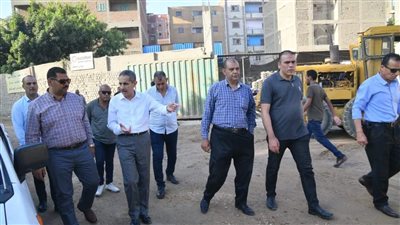 محافظ الغربية يتابع أعمال الرصف والتطوير في 6مواقع بمركز طنطا