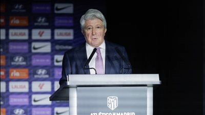 رئيس أتلتيكو مدريد: لم نحاول التعاقد مع صلاح.. والدوري الإنجليزي الأقوى في العالم ولكن