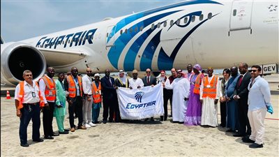 إشادة من دولة غينيا لوزارة الطيران المدني بالجهود الداعمة لشركة مصر للطيران بنقل حجاج كوناكري 