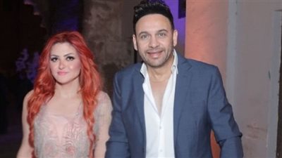 مصطفى قمر ينشر صور وفيديوهات من حفل زفاف جميلة عوض وأحمد حافظ