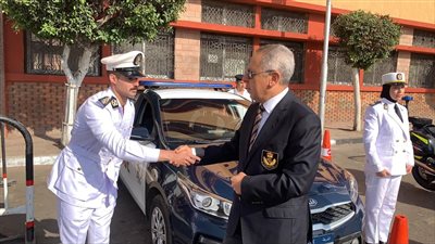 مدير أمن بورسعيد يتفقد الإجراءات الأمنية بمحيط لجان الثانوية بالمحافظة