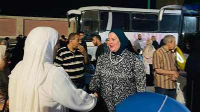 مغادرة آخر أفواج حجاج الجمعيات الأهلية إلى الأراضى المقدسة بالمنيا