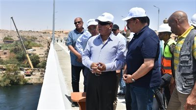وزير النقل يتابع جاهزية محور بديل خزان أسوان تمهيدا لافتتاحه