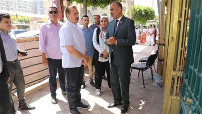 محافظ المنوفية يتفقد سير امتحانات الثانوية العامة بشبين الكوم