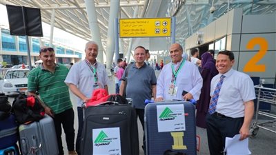 الفوج الثاني من حجاج نقابة المهندسين يغادر أرض الوطن إلى الأراضي المقدسة
