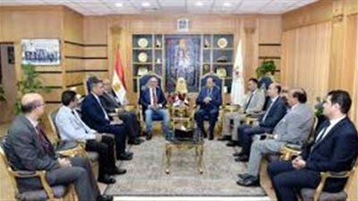 جامعة المنصورة تبحث تعزيز التعاون مع الاتحاد الفنلندى للتعليم الدولى