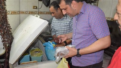 استعدادا لعيد الأضحى.. حملات تفتيشية تضبط لحوم وأسماك فاسدة بطنطا