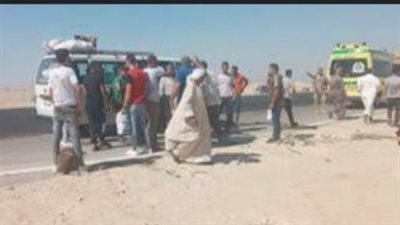 مصرع وإصابة 6 أشخاص في حادث أليم بالبحيرة 