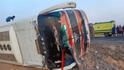 عاجل.. إصابة 12 شخصًا في انقلاب أتوبيس بمدينة 6 أكتوبر 