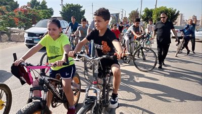 انطلاق ماراثون الدراجات الهوائية في المنصورة