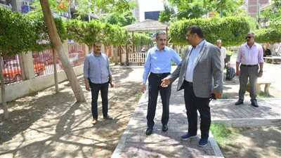  استعدادا للعيد.. جولة لمحافظ الغربية لتفقد الحدائق والمنتزهات بطنطا