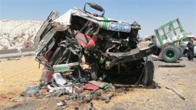 بعد إنقلاب سيارة ميكروباص.. إعادة الحركة المرورية لطبيعتها على الطريق الإقليمى بالقليوبية