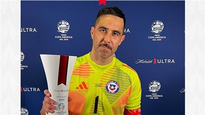 كلاوديو برافو أفضل لاعب بمباراة تشيلي ضد الأرجنتين في كوبا أمريكا