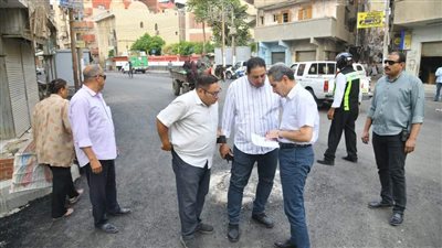 جولة مفاجئة لمحافظ الغربية لتفقد الطرق والشوارع المقترح رصفها بطنطا