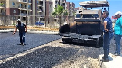 رئيس دمياط الجديدة يتفقد مشروع جنة 28 عمارة