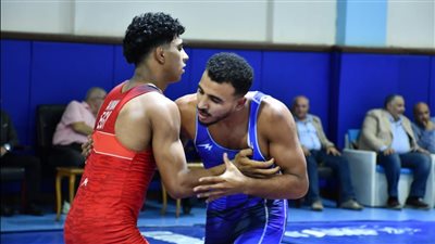 صبحي يشهد تدريبات المنتخب القومي للمصارعة استعدادا للأولمبياد 