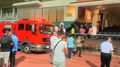  بسبب ماس كهربائي عدم اكتمال مباراة سموحة وبيراميدز 