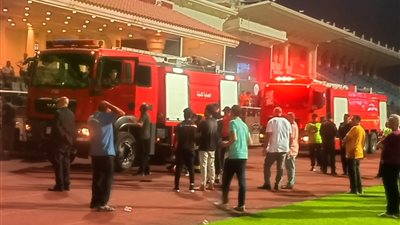 اول تحرك من وزارة الشباب والرياضة بعد حريق استاد الإسكندرية 