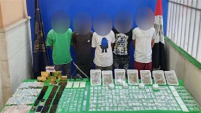 ضبط تجار الكيف قبل ترويج كوكتيل مخدرات بـ3.6 مليون جنيه في القليوبية
