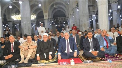 من رحاب المسجد الأحمدي.. محافظ الغربية يشهد الاحتفال بالعام الهجري الجديد