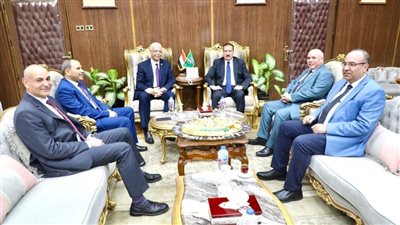 محافظ المنوفية يستقبل رؤساء جامعات المنوفية والدلتا التكنولوجية والمنصورة الجديدة