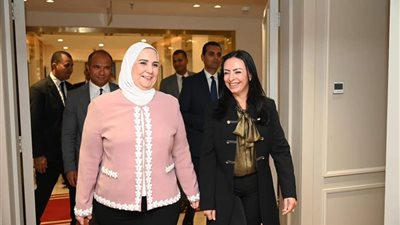 وزيرة التضامن تستقبل نيفين القباج بمقر الوزارة بالعاصمة الإدارية 