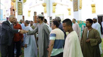محافظ أسوان يشهد الاحتفال بالعام الهجرى الجديد بمسجد الحاج حسن