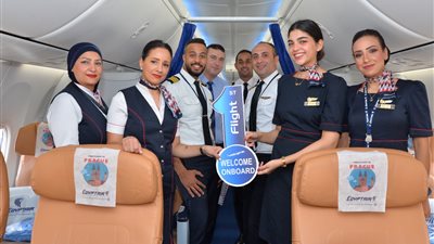 مصر للطيران تفتتح خط طيران مباشر بين القاهرة والعاصمة التشيكية براغ