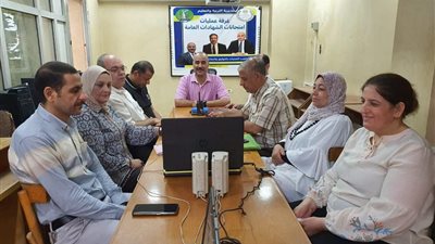 استمرار انعقاد غرفة العمليات الرئيسية بمديرية المنوفية لمتابعة امتحانات الثانوية العامة