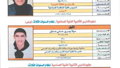 ننشر صور أوائل طلبة الدبلومات الفنية.. الطالبات تستحوذ على القائمة 