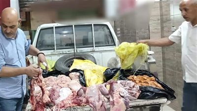 حملات تفتيشية وراء ضبط لحوم ودواجن فاسدة بمركزي شبين الكوم وقويسنا