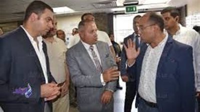جولة تفقدية لمحافظ بورسعيد فى مجمع الشفاء الطبى ومستشفى الرمد