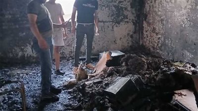 حريق هائل يلتهم محتويات شقة في طلخا بالدقهلية