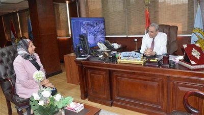 تفاصيل لقاء محافظ الغربية بمدير مديرية التضامن الاجتماعي الجديد
