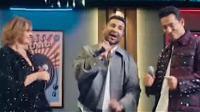 يسرا تزور أحمد وعمرو سعد في 