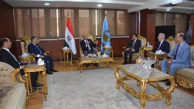 تفاصيل لقاء محافظ الغربية ومجلس إدارة نادي قضاة طنطا