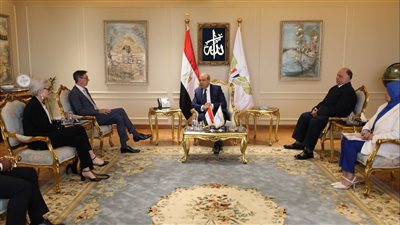 وزير الطيران المدني يلتقي نائب الرئيس التنفيذي لمجموعة Thales الفرنسية العالمية لبحث أوجه التعاون