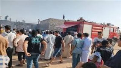 حريق هائل يلتهم 3 منازل بقرية في مركز البلينا بسوهاج 