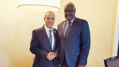 تفاصيل لقاء وزير الخارجية مع رئيس مفوضية الاتحاد الافريقي