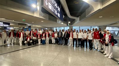 السفارة المصرية تستقبل الفوج الأول من بعثة مصر الأولمبية في باريس