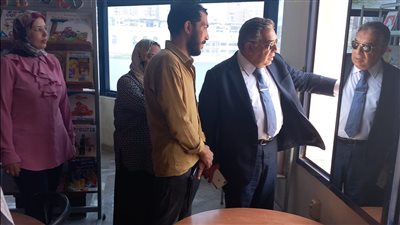 محافظ الدقهلية يتفقد مكتبة مصر العامة ويوجه برفع كفاءتها واستغلال مواردها
