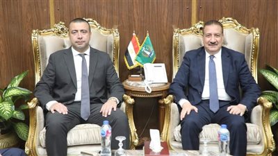 تفاصيل لقاء محافظ المنوفية بوفد قيادات حزب حماة الوطن 